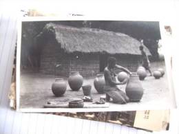 Afrika Africa Afrique Congo Kongo Women Naked Making Jars - Kinshasa - Leopoldville (Leopoldstadt)