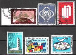 UNO Genf 1970 MiNr.9 - 14 O  Gest. Jahrgang 1970 Komplett ( 84 ) - Used Stamps