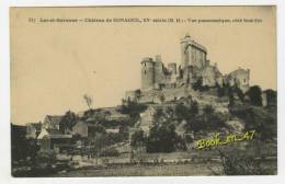 Delcampe - {66000} 47 Lot Et Garonne Château De Bonaguil , Vue Panoramique , Côté Sud Est. " En Baisse " - Castillos