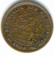 NETHERLANDS ,1/2 CENT 1915 - 0.5 Cent