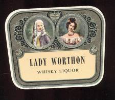 Etiquette De  Whisky Liquor  -   Lady Worthon - Whisky