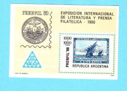 ARGENTINE ARGENTINA EXPOSITION LITTERATURE 1979 / MNH** / CR 12 - Unused Stamps