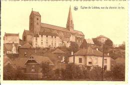 LOBBES-EGLISE-vue Du Chemin De Fer - Lobbes