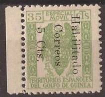 GUI259B-L32942BTESO.Guine E .GUINEA  ESPAÑOLA.FISCALES.Escudo De España..1939/41 .(Ed  259B).sin Goma.RARO.MAGNIFICO - Sonstige & Ohne Zuordnung
