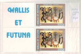 WALLIS Et FUTUNA 1985 Poste Aerienne  PAIRE PA 143 Neuf Sans Charniere 2 Vignettes BDF *** Hommage à UTRILLO - Unused Stamps