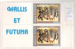 WALLIS Et FUTUNA 1985 Poste Aerienne  PAIRE PA 143 Neuf Sans Charniere 2 Vignettes BDF *** Hommage à UTRILLO - Nuevos