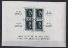 BLOC FEUILLET REICH YT No 10 ... BLOCK 3 COTE MICHEL  ** 340 EUR - Blocks & Sheetlets