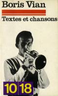 Boris Vian - Textes Et Chansons - Musique