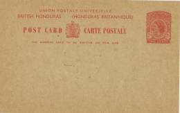 0774. Post Card BRITISH HONDURAS 2 Cvos. U.P.U. ** - Honduras Britannique (...-1970)