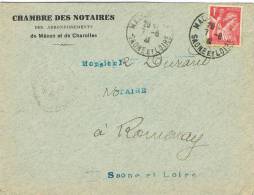 0775. Carta MACON Et CHAROLLES (saone Et Loire) 1941 - Covers & Documents