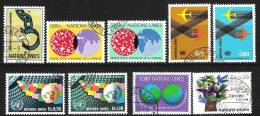 UNO Genf 1978 MiNr.72 - 80 O  Gest. Jahrgang 1978 Komplett (  128  ) - Used Stamps