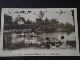 VIGNEUX-sur-SEINE (Essonne) - Le Rocher Du Lac - Barque - Animée - Voyagée - Vigneux Sur Seine