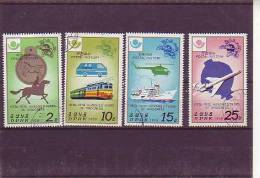 Lot De 4 Timbres COREE Transports - Korea (...-1945)