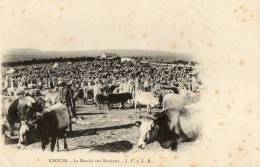 KROUBS (Algérie) Place Marché Aux Bestiaux Belle Animation - Sonstige & Ohne Zuordnung