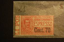 ITALIA REGNO 1925 ESPRESSO CENT.70 MNH - Poste Exprèsse