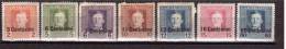 AUSTRIA 1918  Issue For Italy Overprinted Michel  Cat N° 2-4-5-6-7-8-15 Mint Hinged - Nuevos