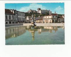 Portugal Cor 21372 - ESTREMOZ - LARGO DO GADANHA AO FUNDO O CASTELO - Evora