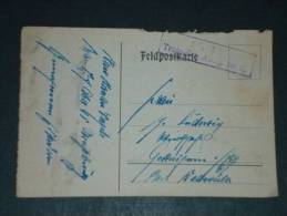 (2792-2) Feldpost Brief  Train Ert Abtig N°15 WWI - Andere & Zonder Classificatie