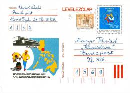 HUNGARY - 1980.Postal Stationery - Tourism World Conference, Manila USED 1.!! Cat.No.290. - Postal Stationery