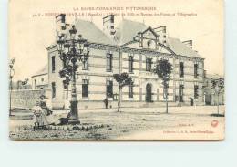 DEP 50 EQUEURDREVILLE HOTEL DE VILLE ET BUREAU DES POSTES ET TELEGRAPHES - Equeurdreville