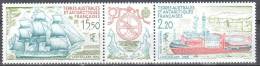TAAF 1990 - Antarctics -ship - Mi 268-69- MNH - Unused Stamps