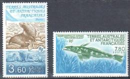 TAAF 1991 - Antarctics -Animals - Mi 274-75- MNH - Nuevos
