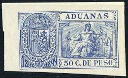 FISCAL  PUERTO RICO  1898-1899 Aduanas 50 C  ** - Puerto Rico