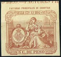 FISCAL  PUERTO RICO  1894-95 Facturas Principales De Cabotaje  ** - Puerto Rico