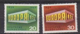 PGL BH0315 - EUROPA CEPT 1969 ALLEMAGNE Yv N°446/47 ** - 1969