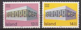 PGL BH0326 - EUROPA CEPT 1969 ISLANDE Yv N°383/84 ** - 1969