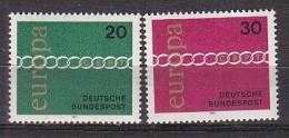 PGL BH0361 - EUROPA CEPT 1971 ALLEMAGNE Yv N°538/39 ** - 1971