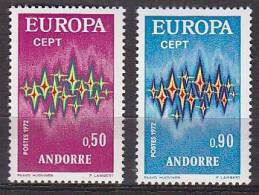 PGL BH0382 - EUROPA CEPT 1972 ANDORRE FR. Yv N°217/18 ** - 1972