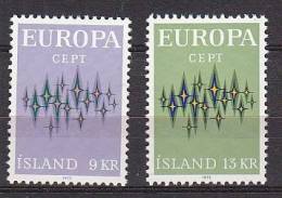 PGL BH0391 - EUROPA CEPT 1972 ISLANDE Yv N°414/15 ** - 1972