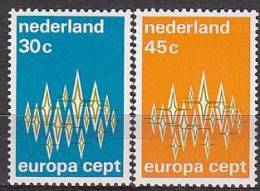 PGL BH0397 - EUROPA CEPT 1972 NEDERLAND Yv N°958/59 ** - 1972