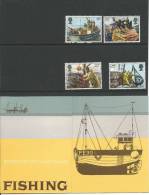 1981 Fishing  Set Of 4 Presentation Pack As Issued 23rd September 1981 Great Value - Presentation Packs