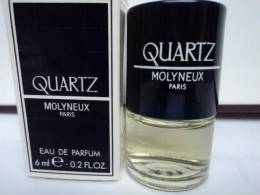 MOLYNEUX " QUARTZ" MINI EDP 6 ML    VOIR & LIRE !!! - Miniaturen Flesjes Dame (met Doos)