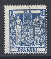 NOUVELLE - ZELANDE -  1967  -  FISCAUX-POSTAUX  -  N° 73 - OBLITERE - TB - - Postal Fiscal Stamps
