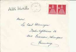 USA CC SELLOS CORREO AEREO 1969 MAT NEW YORK - 3c. 1961-... Briefe U. Dokumente