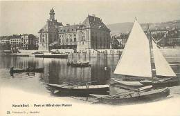 Jan13 1659 : Neuchâtel  -  Port  -  Hôtel Des Postes - Port