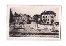 78 CONFLANS STE HONORINE Fin D'Oise, Guerre 1939-45, Gare, Ruines, Bombardement, CPSM 9x14, 194? - Conflans Saint Honorine