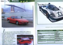 X SCHEDA FICHE TECNICO STORICA CAR COLLECTION DEL PRADO MADZA RX 7 - Motoren