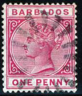BARBADOS - 1882 - Mi 33a - QUEEN VICTORIA ONE PENNY - Barbados (...-1966)