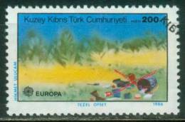 Türkisch-Zypern  1986  Europa - Natur- Und Umweltschutz  (1 Gest. (used))  Mi: 180 (3,00 EUR) - Usati