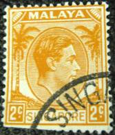 Singapore 1948 King George VI 2c - Used - Singapur (...-1959)