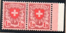 SUISSE : TP N° 209a * - Unused Stamps