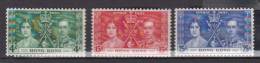 HONG KONG   1937    N°  137 / 139   Couronnement De George VI    COTE  22.50    €   ( 442) - Unused Stamps