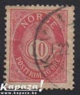 1877 - NORGE - Michel 25 [Postal Horn] - Used Stamps