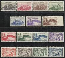 FEZZAN E GHADAMES 1946 TERRITORIO MILITARE SERIE COMPLETA COMPLETE SET MNH - Unused Stamps