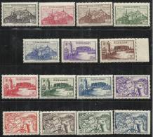 FEZZAN E GHADAMES 1946 TERRITORIO MILITARE SERIE COMPLETA COMPLETE SET MNH - Ungebraucht