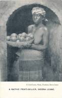 SIERRA  LEONE -  A Native Fruit Seller - Sierra Leone